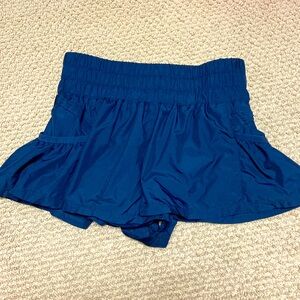 Free People FP Movement get your flirt on shorts XS navy blue
